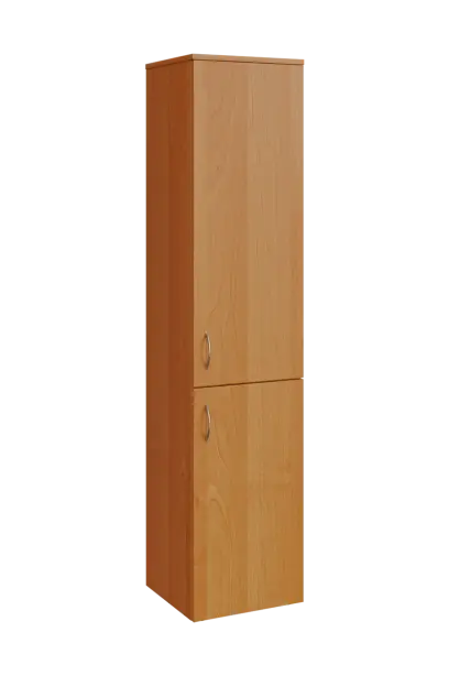 N 5 - 42D kancelářská skříň, 2-dveřová, pravá, 1800x400x400, olše jantar